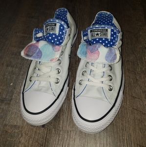 Double Tongue Low Top Converse